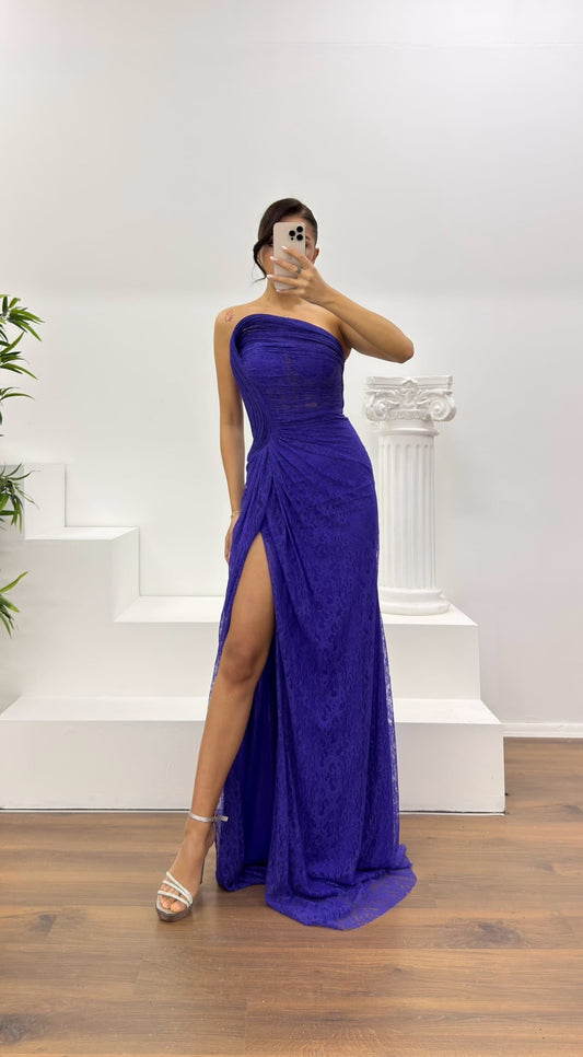 vestido marron tuk
