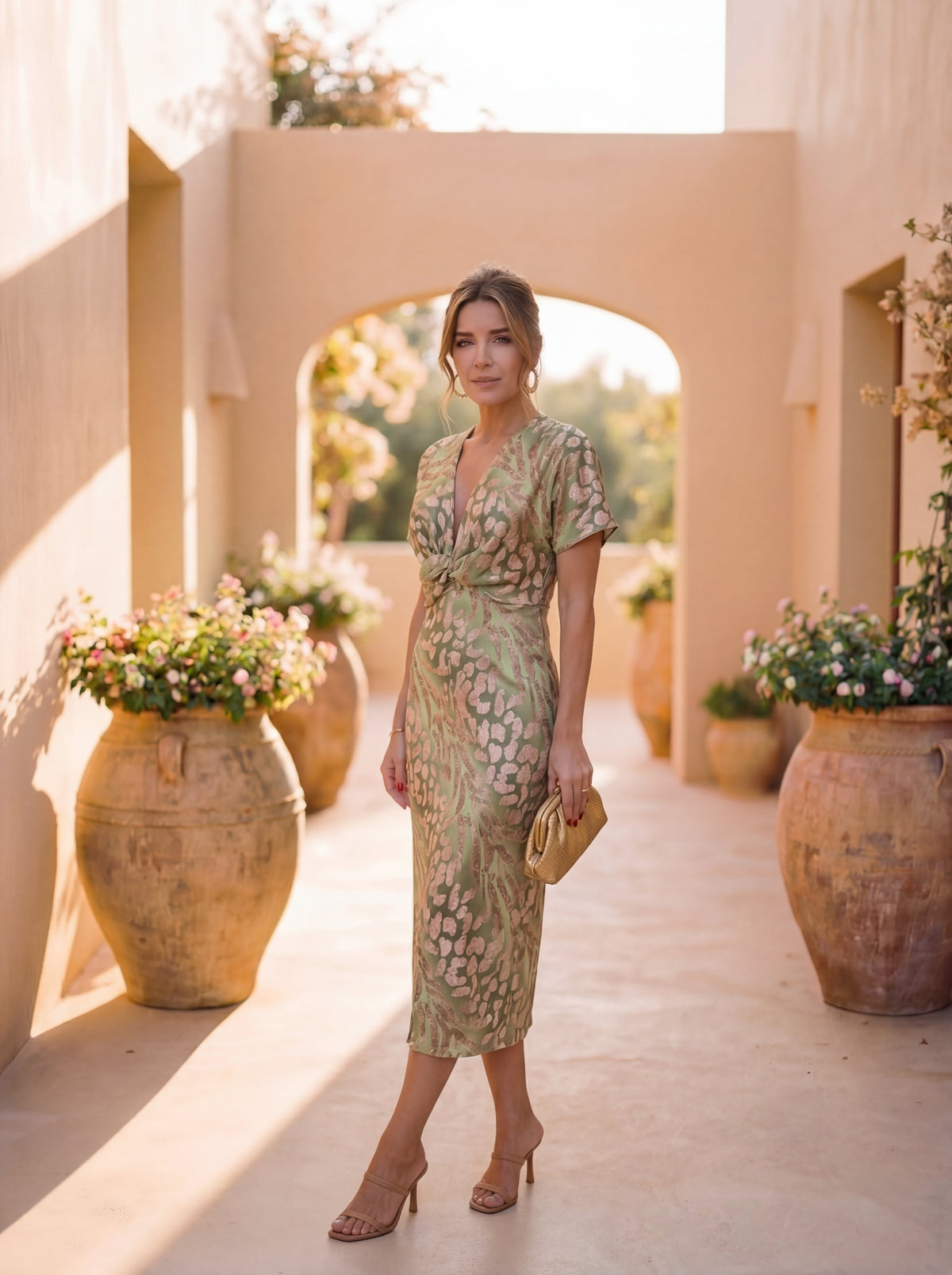 Giulia – Vestido elegante en tejido ligero y fluido