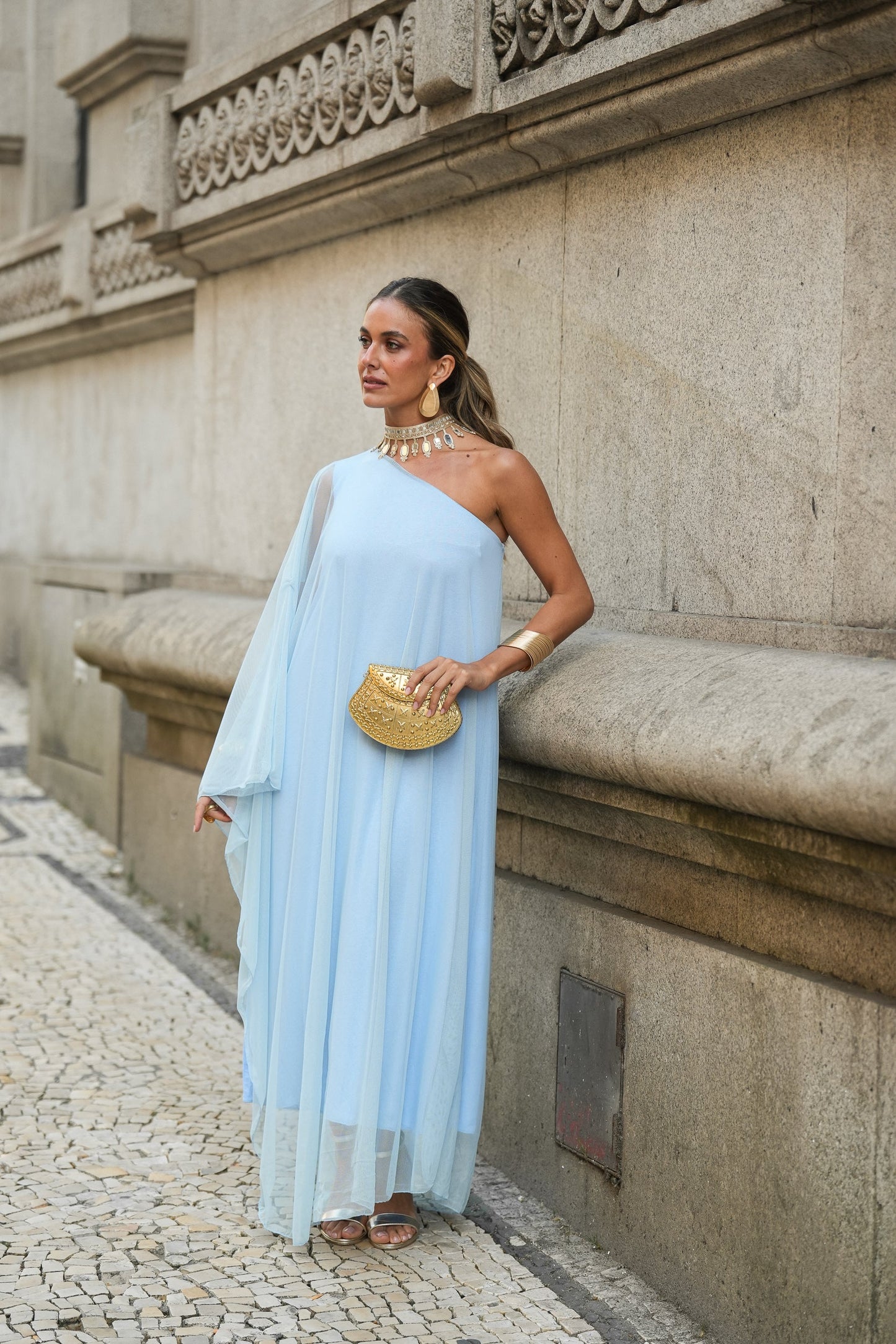 VESTIDO SOPHIE AZUL CÉU