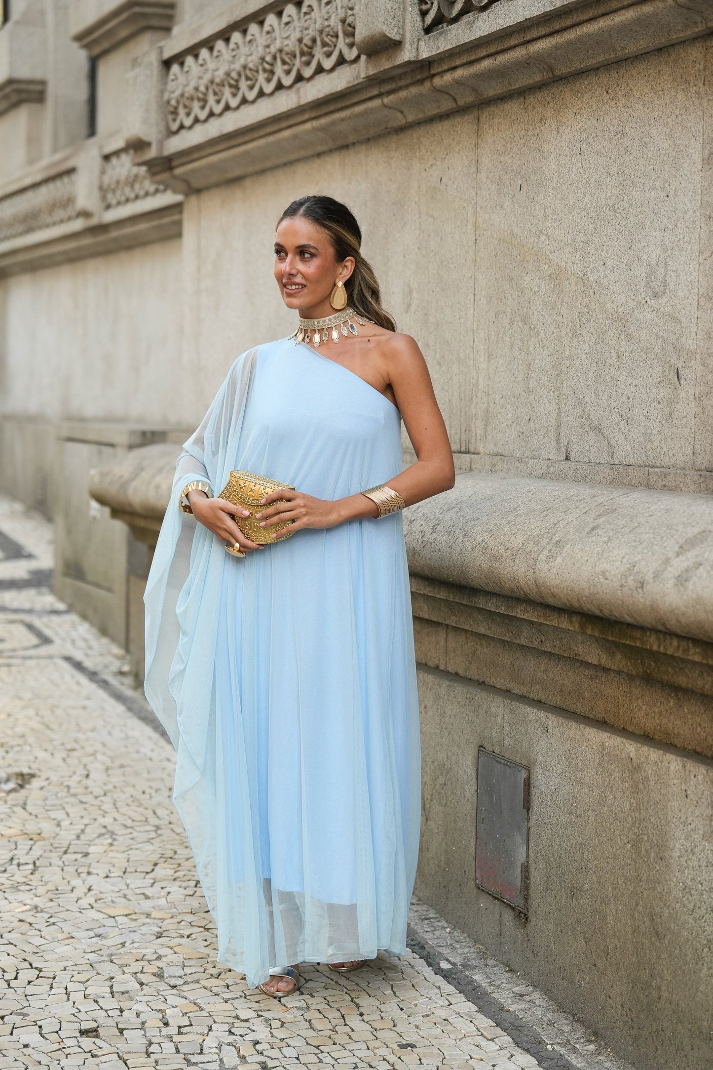 VESTIDO SOPHIE AZUL CÉU