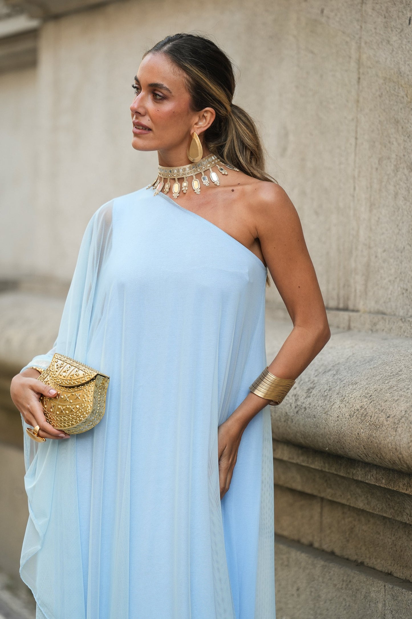 VESTIDO SOPHIE AZUL CÉU