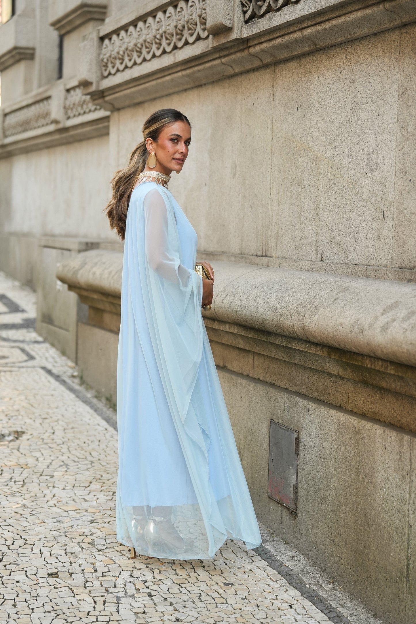 VESTIDO SOPHIE AZUL CÉU