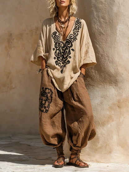 ISADORA - CONJUNTO DE 3 PIEZAS BOHEMIO